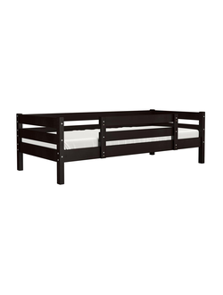 ГЛОРИЯ кровать одинарная Орех Тёмный с бортиком (Бравомебель)