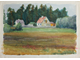 "Гроза" бумага гуашь Мелков А. С. 1944 год