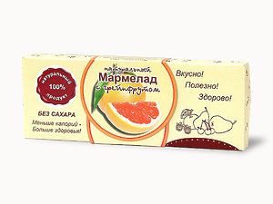 Мармелад натуральный "Грейпфрут" 140г