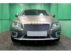 Защита радиатора Volvo XC70 II 2007-2016 black верх PREMIUM (устанавливается вместо штатной)