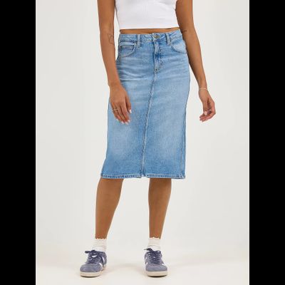 Юбка Lee® Legendary Back Slit Denim Skirt
