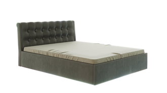 Кровать Прима 1,6 с подъемным механизмом 2170 x 950 x 1700, белый, коричневый