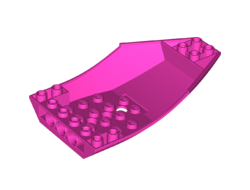 Cockpit 10 x 6 x 2 Curved, Dark Pink (47406 / 6223642)