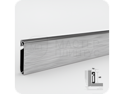 Плинтус из нержавеющей стали Лука Пл 60-1НС.2700.001