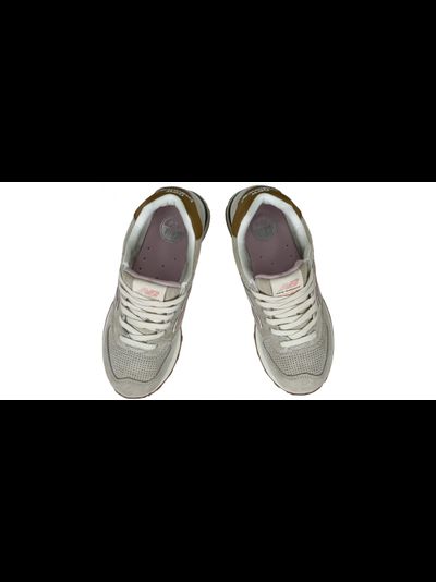 New Balance 574 бежевые с розовым