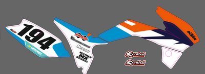 наклейки KTM 85 . 2013 - 2016 #1304
