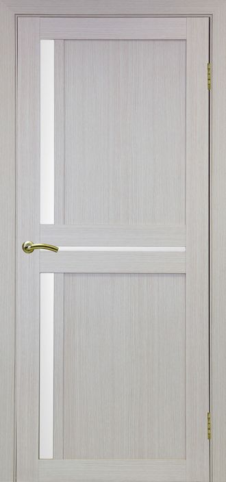 Межкомнатная дверь "Турин-523.221" дуб беленый (стекло сатинато)