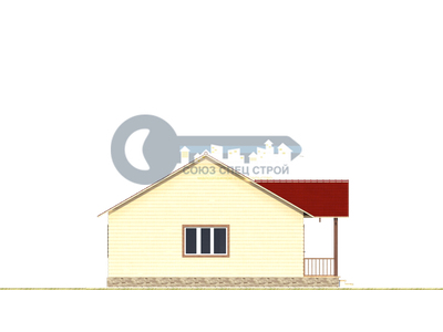 ДЖ-09 ГАБАРИТНЫЕ РАЗМЕРЫ: (8Х12М) 1 ЭТАЖ, ОБЩАЯ ПЛОЩАДЬ: 101,6М²