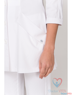 Жакет медицинский Dr.Super "Anita" белый