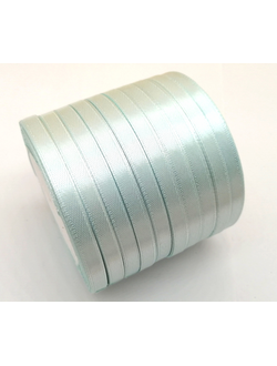 Лента атласная 6 мм, цвет светло голубой  арт. 13