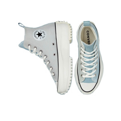 женские оригинальные кеды Converse Run Star Hike 3 panel голубые высокие на платформе 171894C фото