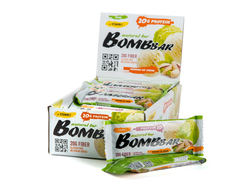 (BombBar) протеиновый батончик - (60 гр) - (фисташковый пломбир)