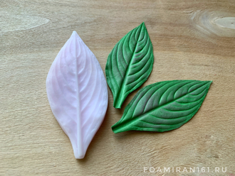 Молд «Лист бальзамина #3» (ELF_decor)