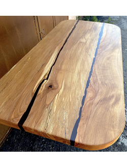 слэб, стол река, карагач, дуб, мебель на заказ, стол из слэба, мебель для ресторана, столешница спил