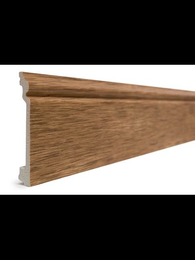 Напольный плинтус Decor-Dizayn 701-83SH, влагостойкий, ударопрочный, 2,4 метра