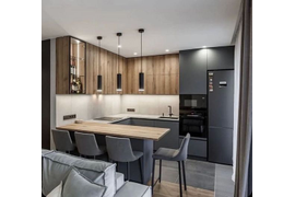 Кухня угловая , 2000*3000мм, Материал фасадов МДФ. Срок изготовления от 30 рабочих дней.Цена на момент изготовления 165000 руб