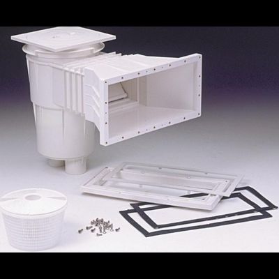 Скиммер универсальный из ABS-пластика Astral 17,5 л, с квадратной крышкой, широкий, PARKER