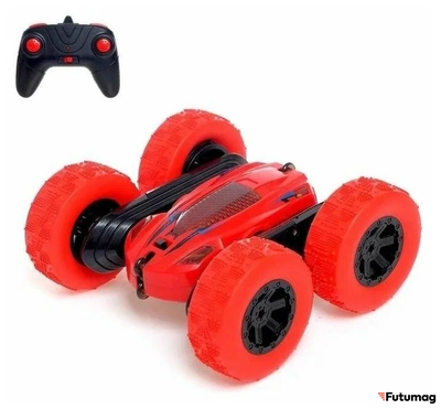 Дрифт машинка-перевертыш на радиоуправлении Красная