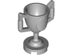 Minifigure, Utensil Trophy Cup, Light Bluish Gray (89801 / 4585947)