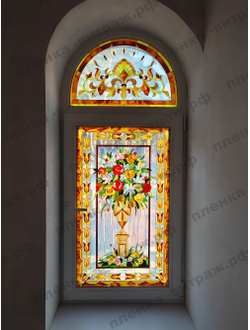 ВИТРАЖНАЯ ПЛЕНКА FL-46