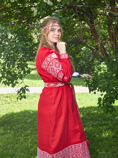 Славянское свадебное платье "Берегиня"