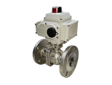 Купить фланцевый шаровой кран из нержавеющей стали с электроприводом