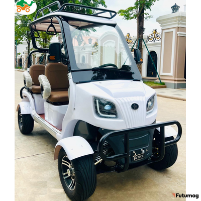 Гольфкар GreenCamel Сонора A40 New (4 seats 2500W 225/40-10' литые) белый