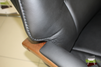 Кресло Прага, кожа/кож.зам.