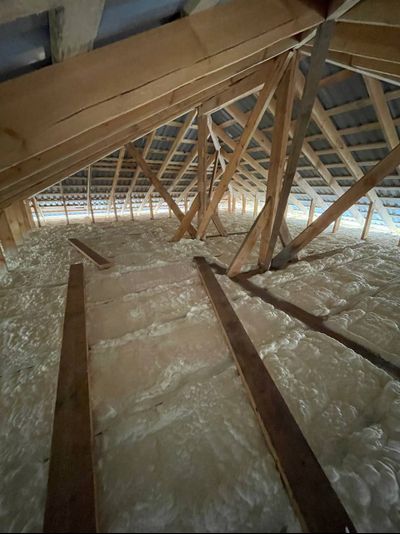 Утепление чердачного перекрытия пенополиуретаном