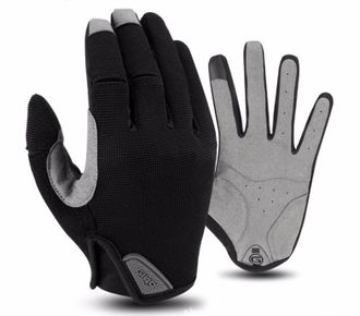 Велоперчатки Giyo С-05, |XL|S|M|L|2XL|, длин. пальцы, черные