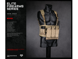 Пистолет-пулемет KRISS VECTOR с разгрузочным жилетом, подсумками и магазинами 1/6 ELITE FIREARMS SERIES 3 (EF013) - DAMTOYS