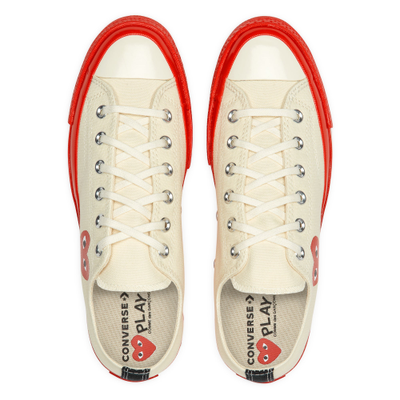 Converse off white rouge best sale