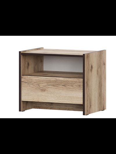 Прага Тумба прикроватная Дуб Венге/Дуб Делано