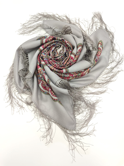 Павловопосадский платок Ночная серенада 1637-1