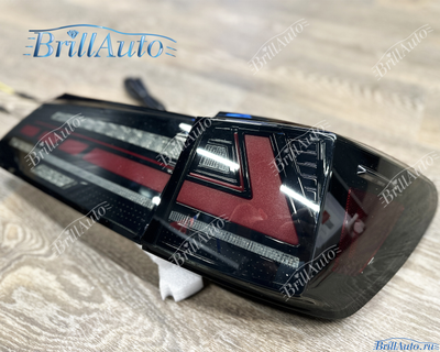 Стопы Lexus IS 05-12 черные с анимацией