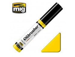 Ammo MIG: Масляная краска с тонкой кистью аппликатором Yellow
