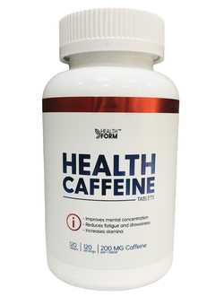 Кофеин CAFFEINE 200 МГ (120 таблеток) HEALTH FORM