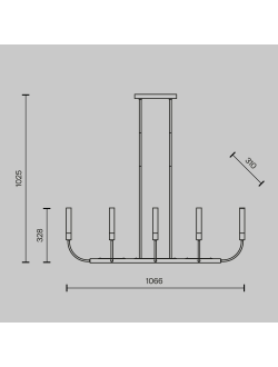 Потолочный светильник Deja Vu, MOD423CL-08C