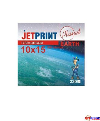 Фотобумага 10х15 глянцевая 230г/м2 500л JETPRINT