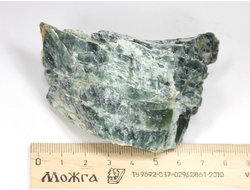 Серпентин, необработанный, дикий образец, Россия, КЧР, Урупский район (82*44*38 мм, 128 г) №37611