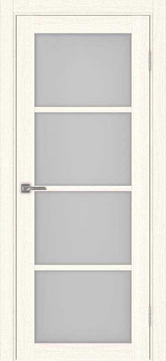 Межкомнатная дверь "Турин-540" ясень светлый (стекло сатинато)