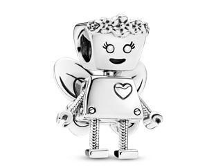 Pandora robot girl charm hotsell