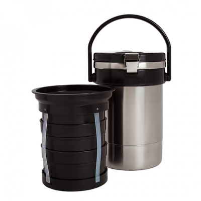 Термос судковый полевой "Экспресс" 3-х секционный (пластиковые чаши)