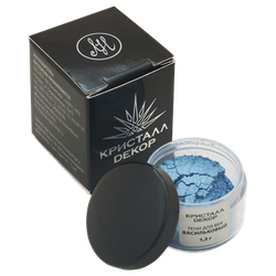 Тени для век "Васильковый", Кристалл Декор