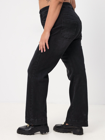 Джинсы 9001 чёрный 52,62,64р