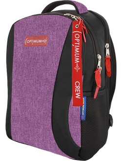 Универсальный дорожный рюкзак для путешествий Optimum City 3 RL, сиреневый