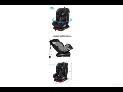Автокресло Luxmom 210 (Isofix, 0-36 кг, 0-12 лет) Черный