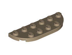 Plate, Round Corner 2 x 6 Double, Dark Tan (18980 / 6167854)