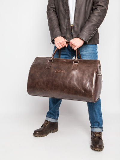 Портплед + дорожная сумка (2 в 1) Palermo Premium 
brown (арт. 4038-52)