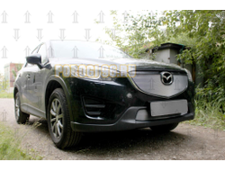 Защита радиатора Mazda CX-5 2012-2017 chrome низ